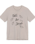 Fall for Jesus - Unisex Tee Heather Cool Grey T-Shirt