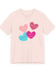 T-Shirt - Candie Hearts - Valentine's Day Fun Soft Pink T-Shirt