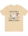 Fur-ight Night Howliday Spirit - Unisex Tee Soft Cream T-Shirt