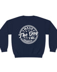 Have the Day You Deserve - Women's Sweatshirt Navy Sweatshirt