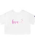 Love - Women's Cropped T-Shirt White T-Shirt