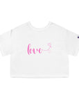 Love - Women's Cropped T-Shirt White T-Shirt