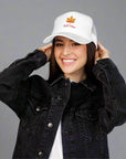 Embroidered Fall Vibes Foam Trucker Hat, Autumn Hat, Cool Weather Accessory, Outdoor Lifestyle, Gift for Him/Her