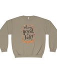 Fall Pumpkin Crewneck Sweatshirt — “Oh My Gourd, It’s Fall” Autumn Graphic