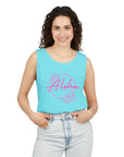 Aloha Floral Garment-Dyed Tank Top – Tropical Comfort & Style Tank Top