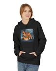 Spooky Graveyard Hoodie, Halloween Apparel, Unisex Fleece, Cozy Fall Fashion, Ghost Theme, Rest in Pieces Design