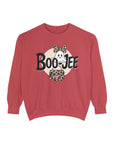 Boo-Jee Ghost Sweatshirt: Fun Halloween Unisex Graphic Sweatshirt for Cozy Fall Vibes