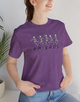 Hallo Friends - Unisex Jersey Tee Shirt Heather Team Purple T-Shirt