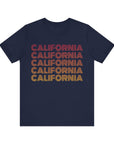 California - Men's Jersey Tee Navy T-Shirt