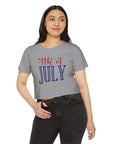 4th OF JULY Women's Festival Crop Top T-Shirt