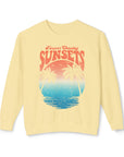 CHASING SUNSET Women's Lightweight Crewneck Sweatshirt Butter Sweatshirt