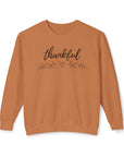 Thankful with Heart - Women's Crewneck Sweatshirt Yam 3XL Sweatshirt