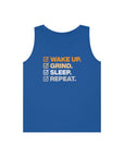 WAKE UP GRIND REPEAT Men's Tank Top Royal Tank Top