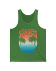 CHASING SUNSET Women's Jersey Tank Leaf Tank Top