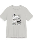 Boo Buddies T-Shirt, Unisex Jersey Short Sleeve Tee, Pet Lovers Gift, Halloween Outfit, Kiki Milo Design, Cute Cat Dog Apparel