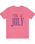 4TH OF JULY Women's Tee Charity Pink T-Shirt