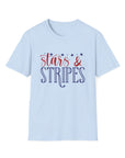 STARS & STRIPES Women's T-Shirt Light Blue T-Shirt