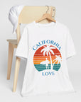 State of California Love - Women's Jersey T-Shirt White T-Shirt