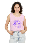 Aloha Floral Garment-Dyed Tank Top – Tropical Comfort & Style Tank Top