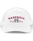 Snapback Cap - Baseball Mama Enthusist Gift Idea White One size Hats