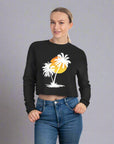 RELAX Women's Cropped Sweatshirt Sweatshirt