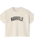 NASHVILLE Women's Boxy Tee Ivory T-Shirt