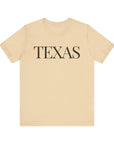 Texas - Women's Relax Short Sleeve Tee Soft Cream T-Shirt