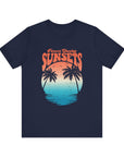 Sunset Chaser Men's Tee Navy T-Shirt
