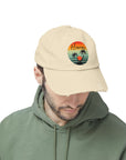 Hawaii Vintage Distressed Cap - Unisex Palm Tree Design Hats