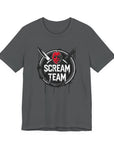 Scream Team Graphic Tee, Halloween Shirt, Unisex Casual Wear, Spooky Party Outfit, Horror Lovers Gift, Movie Night Apparel