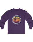 Retirement Plan - Men's Long Sleeve Tee Purple Long-sleeve