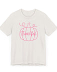 Pink Thankful - Women's Cancer Awareness Tee Vintage White T-Shirt