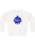 Christmas Ornament Believe Crewneck Sweatshirt White Sweatshirt