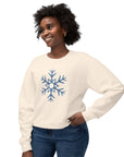 Snowflake Crewneck Sweatshirt — Comfy Winter Soft and Warm Pullover