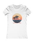 Summer Vibe-Women's Fitted Tee White T-Shirt