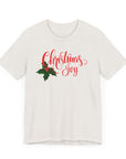Christmas Joy Unisex Tee Shirt Vintage White T-Shirt