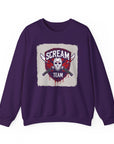 Scream Team Crewneck Sweatshirt - Perfect for Halloween, Casual Style, Cozy Comfort, Unisex Gift, Horror Fans