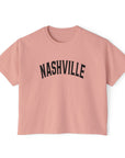 NASHVILLE Women's Boxy Tee Peachy T-Shirt