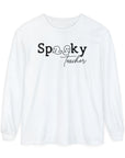 Spooky Teacher Unisex Long Sleeve T-Shirt White Long-sleeve