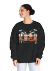 Halloween Coffee Time - Unisex Crewneck Sweatshirt Sweatshirt