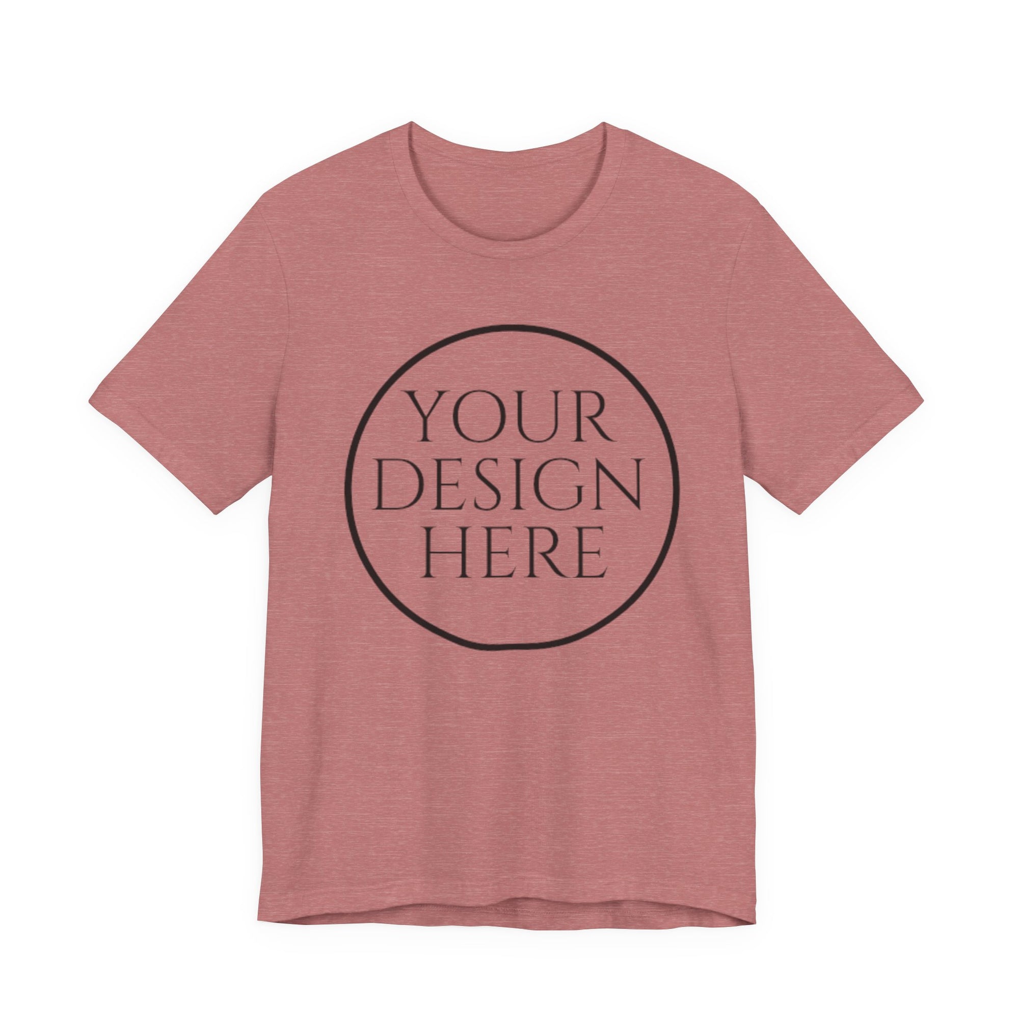 Custom Bella + Canvas 3001 Jersey Tee – Personalized Modern Style & Comfort