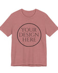 Custom Bella + Canvas 3001 Jersey Tee – Personalized Modern Style & Comfort