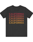 California - Men's Jersey Tee Dark Grey Heather T-Shirt
