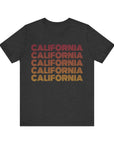 California - Women's Jersey Tee Dark Grey Heather T-Shirt