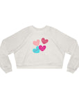 Cozy Cropped Fleece Pullover – Women’s Stylish & Soft Sweatshirt Vintage White Sweatshirt
