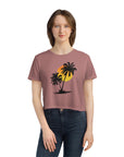 Relax - Women's Flowy Cropped Tee T-Shirt