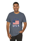 USA Womens Jersey Short Sleeve Tee Shirt T-Shirt