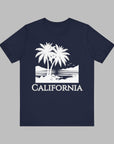 California - Men's Jersey Tee Shirt Navy T-Shirt