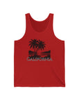 California - Men's Tank Top Red Tank Top