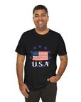 USA Womens Jersey Short Sleeve Tee Shirt T-Shirt